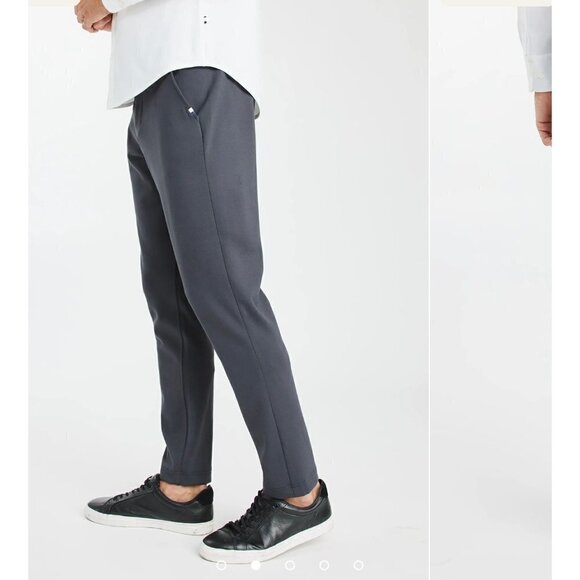 ❤️ Kit & Ace Men Comfort Pants Slim fit in red wine, Size 30 - Picture 3 of 16